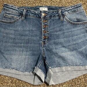 Ava & Viv Women's Classic Blue Jean Shorts